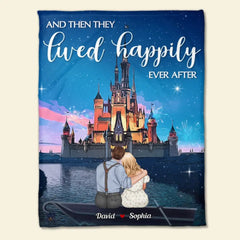 And Then They Lived Happily Ever After Personalized Couple Blanket