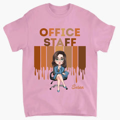 Personalized Custom T-shirt - Gift For Office Staff, Colleague - Love Office Life