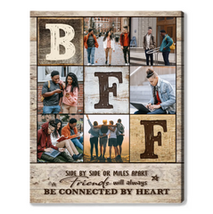 Best Friend Photo Collage Print, Personalized Birthday Gifts for Best Friend, Gift For Bff