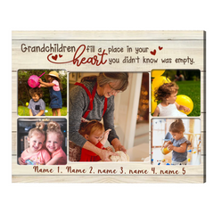 Gifts For Grandma, Personalized Gifts for Grandparents, Great Grandparents Photo Gift