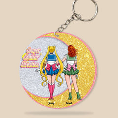 Personalized Gifts For Friends Keychain Super Besties