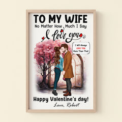 I Will Always Love You, Personalized Canvas, Kissing Couple Gifts