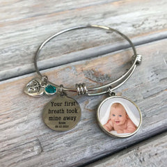 Personalized New Mom Charm Bracelet