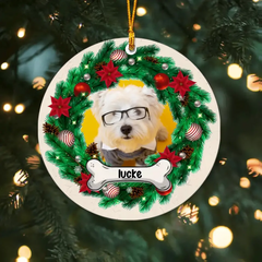 Custom Photo Dog Cat Ornament