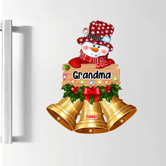 The Christmas Gift Choice Grandma Loves: Snowman Family Stickers and Magnets