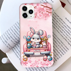 Grandma Bunny With Easter Egg Grandkids Personalized Phone case