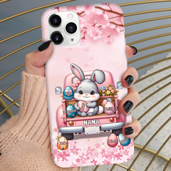 Grandma Bunny With Easter Egg Grandkids Personalized Phone case