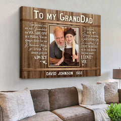 Grandpa Photo Gifts From Grandkids, Best Gifts For Grandfather, Grandpa Fathers Day Gift