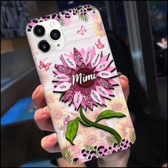 Nana, Mom, Auntie Sunflower - Birthday, Loving Gift For Mother, Grandma, Grandmother - Personalized Phone Case