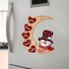 Christmas Snowman Grandma - Personalized Sticker Decal NTA16AUG23NY1