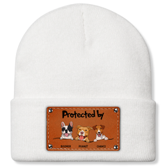 Protected By Dog 2 - Personalized Custom Beanie