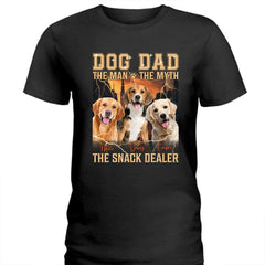 Custom Photo The Man The Myth The Snack Dealer Pet Shirt