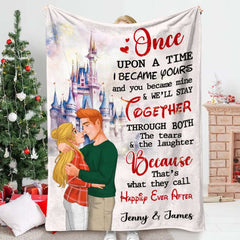 Once Upon A Time I Became Yours  Personalized Blanket