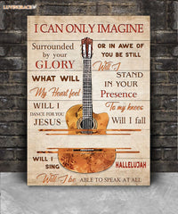 Personalized Guitar String Glory Wall Art Canvas